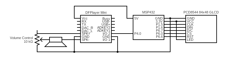 Wiring diagram of the circuit